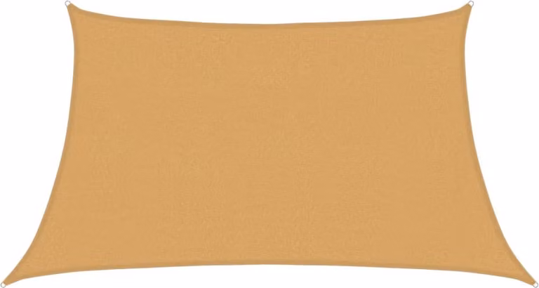 Vela Parasole 160 g/m² Trapezio Grigio Chiaro 3/4x2 m in HDPE