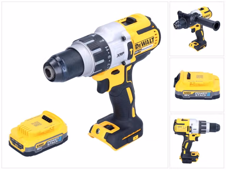 DeWalt DCD 996 N 18 V 95 Nm Trapano avvitatore a percussione senza filo + 1x batteria 1,7 Ah - senza caricabatterie