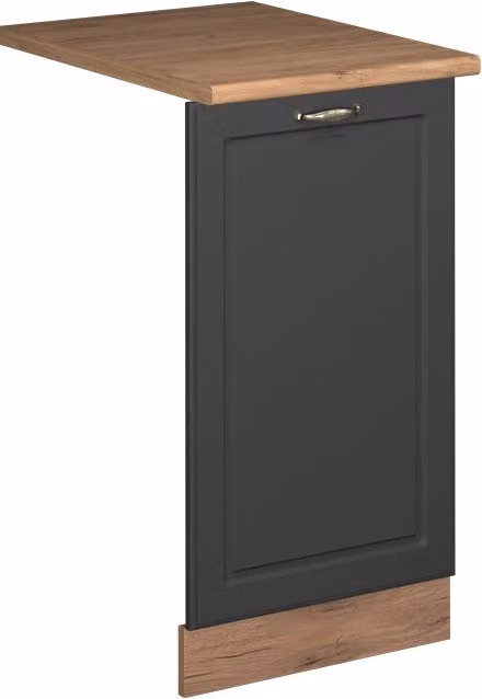 Pannello frontale per lavastoviglie Fame-Line Vicco, colore Antracite-oro e Rovere dorato, Larghezza: 45 cm