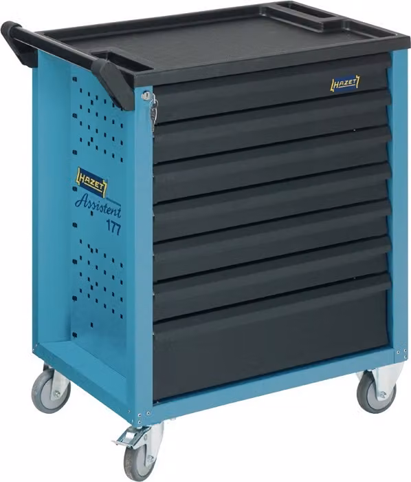 Carrello Hazet 177-7/217 L780xP496xH915mm 400kg 7 cassetti 217 pezzi lamiera d'acciaio - 177-7/217