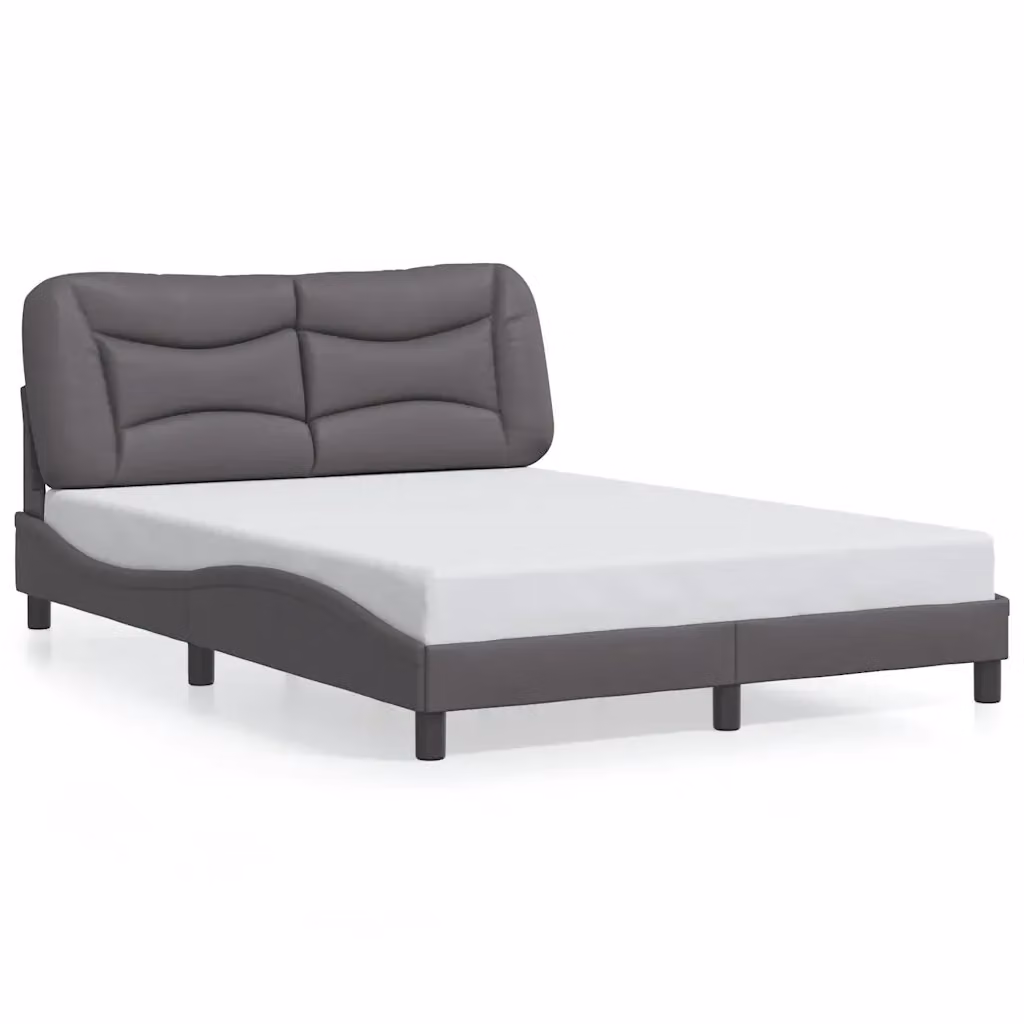 Giroletto senza materasso vidaXL Hvar in similpelle color crema, dimensioni 140x190 cm – 2