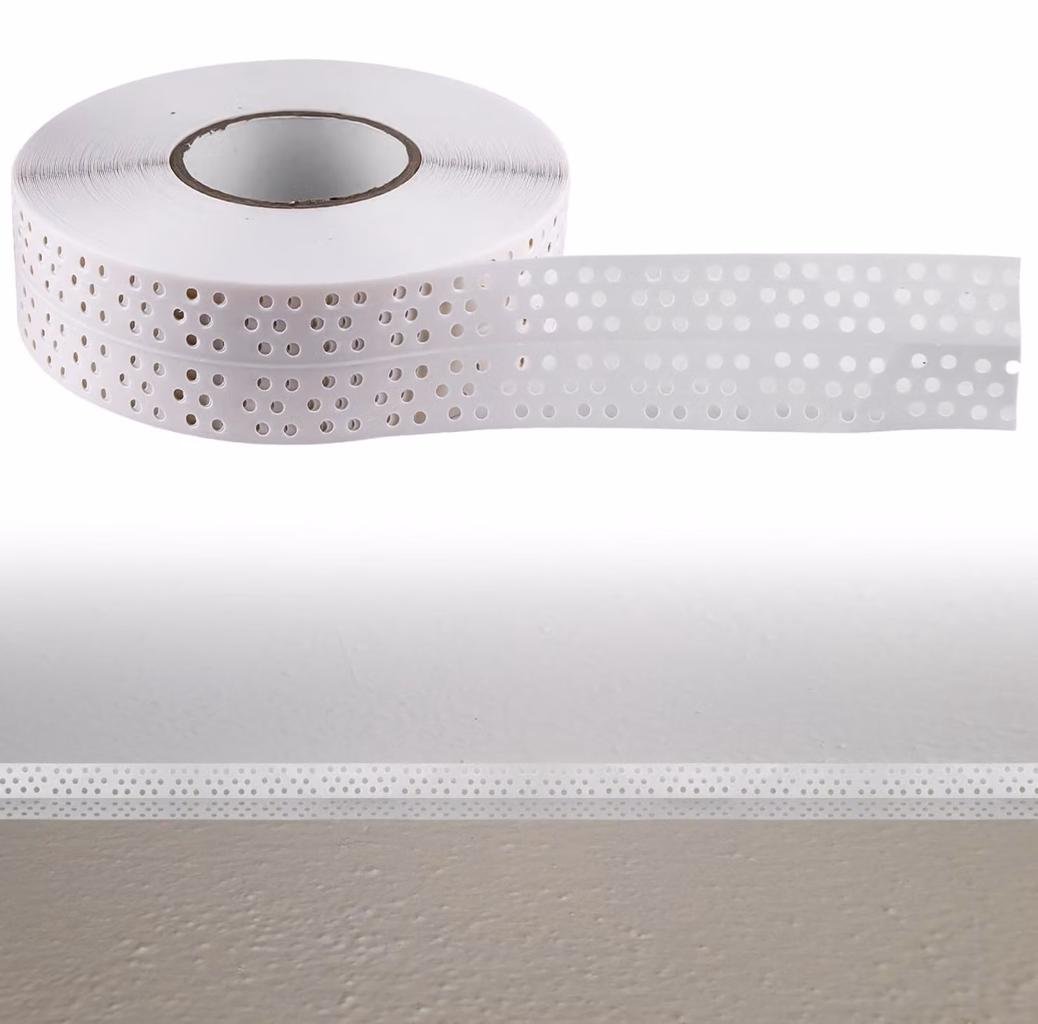 Profilo angolare cartongesso - PVC - Autoadesivo - 40 m x 5 cm