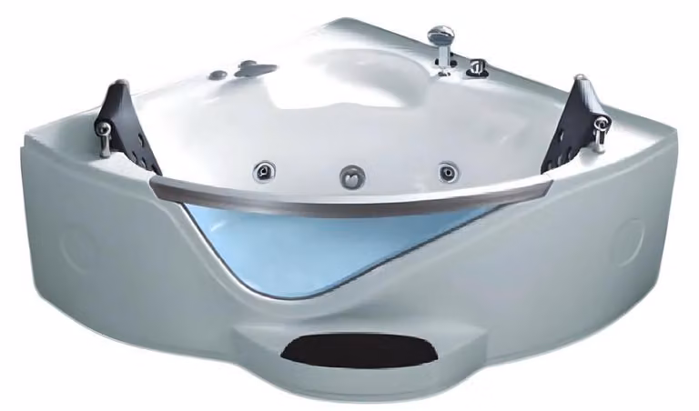Spa-Bad Whirlpool Whirlwanne Blubberbad Hydromassagewanne 150x150 cm