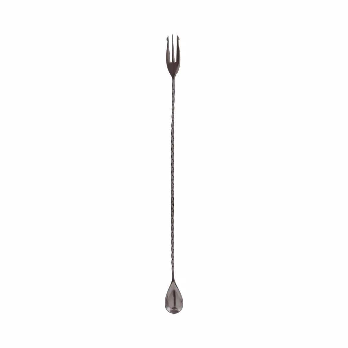 Cucchiaio/forchetta miscelatore nero antique Paderno, 30cm