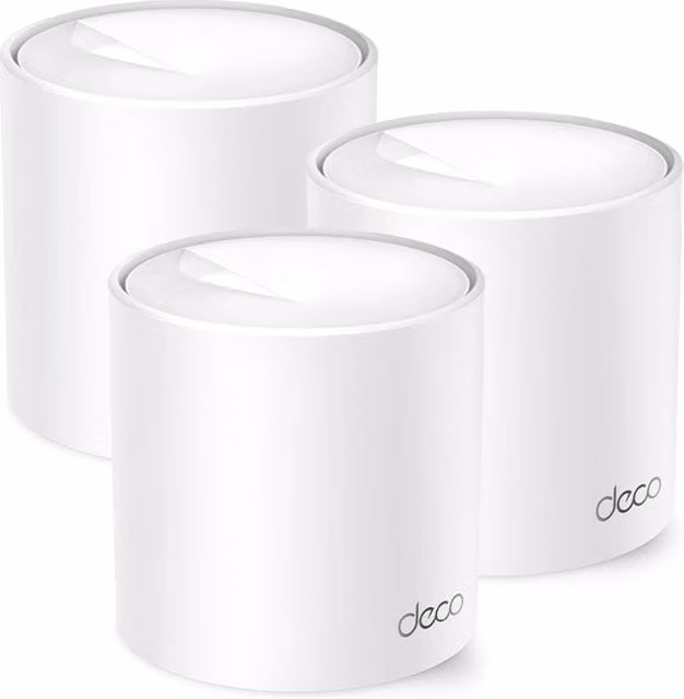 Sistema Mesh WiFi 6 TP-Link Deco X10 AX1500 Dual Band, 3 Nodi, Bianco