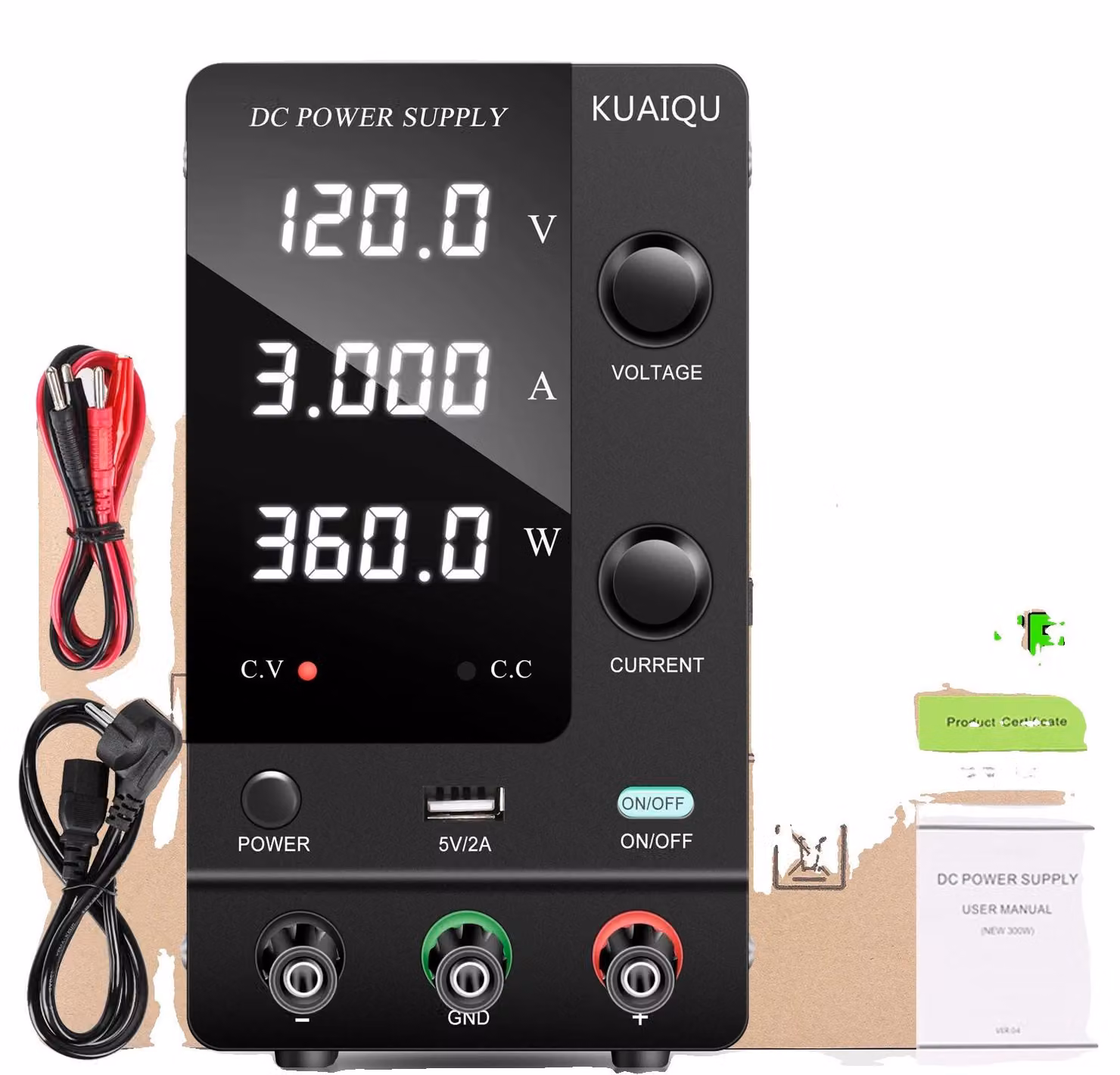 Alimentatore DC, tensione regolabile, protezioni integrate, modello SPPS-C1203