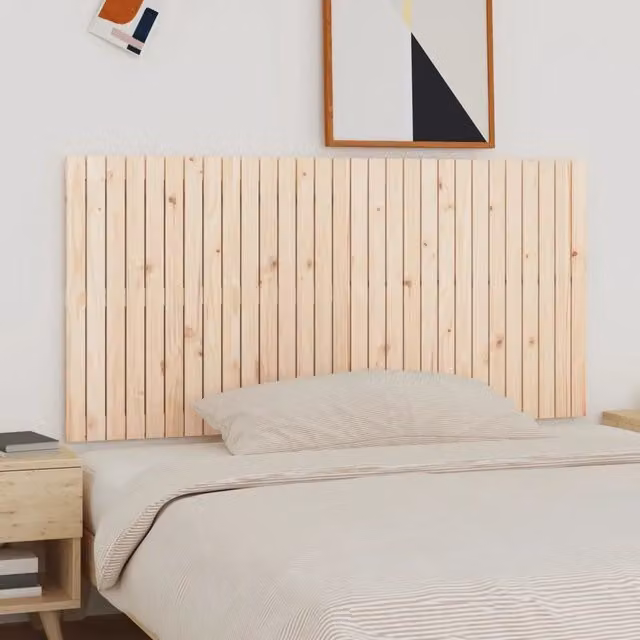 Testiera da parete Design Mania in legno massello di pino beige L: 185 cm, H: 90 cm, P: 3 cm