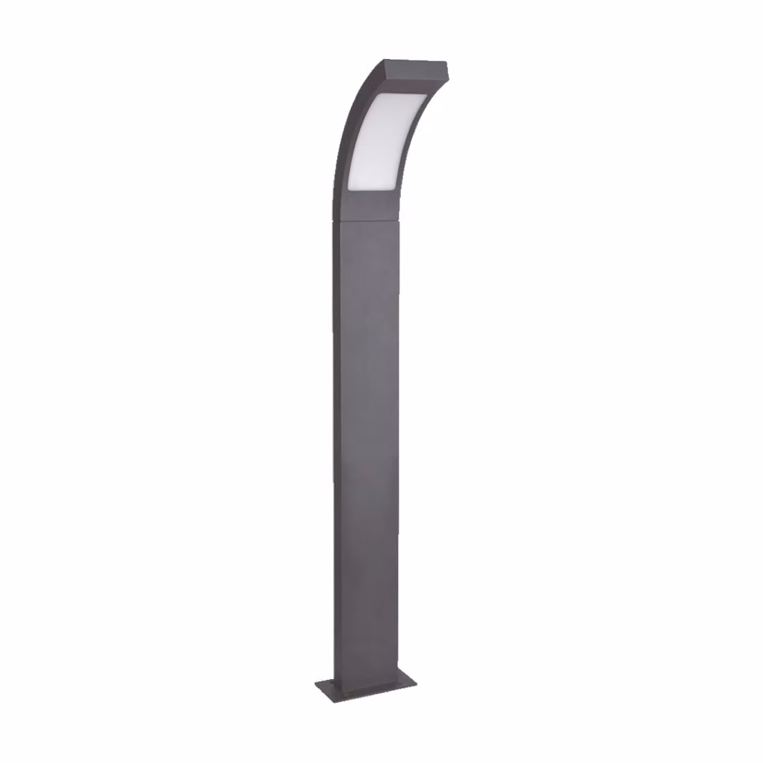 Lampada da terra a LED MANHATAN 6W, IP54, grigio scuro L: 170, H: 600