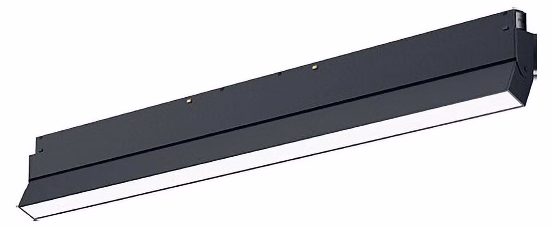 Modulo Lineare a LED 24W 2048lm 3000K Nero Opaco - Sistema Binario 48V Magnetico - Luce Diffusa per Illuminazione Interna Professionale - Gealuce
