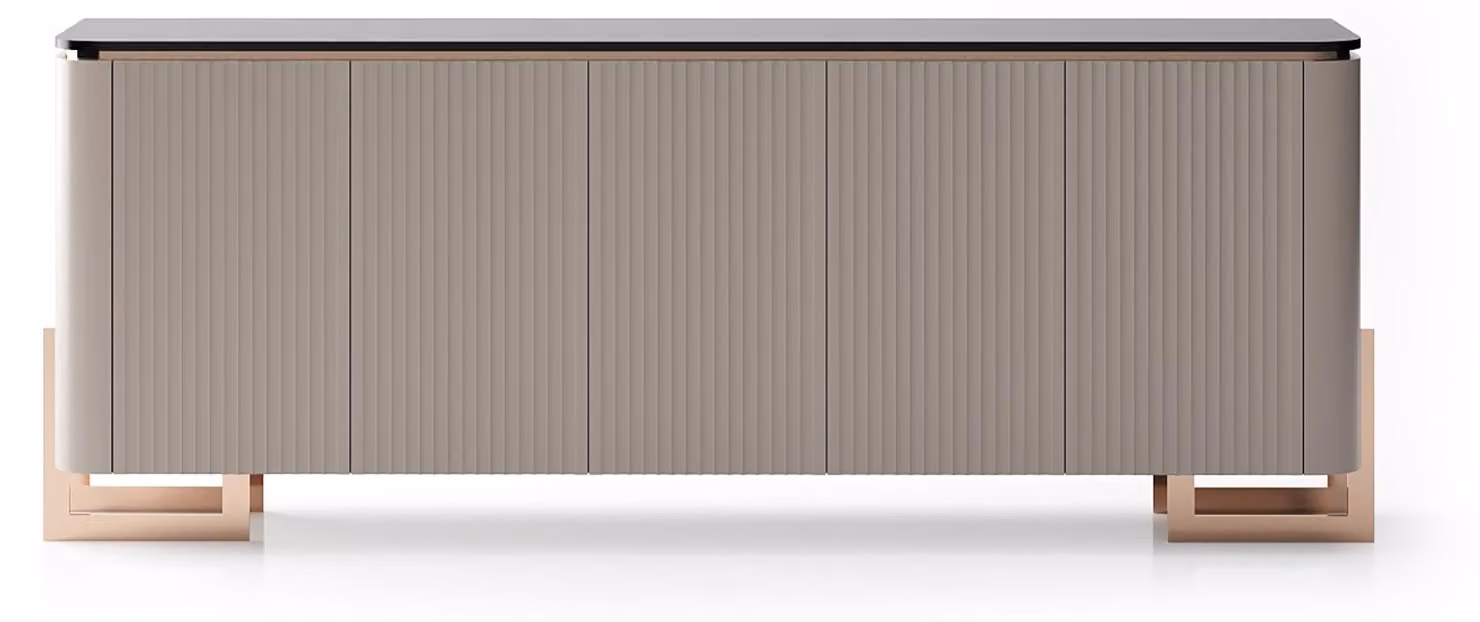 Moderna consolle beige Lussuosa credenza Credenza per soggiorno