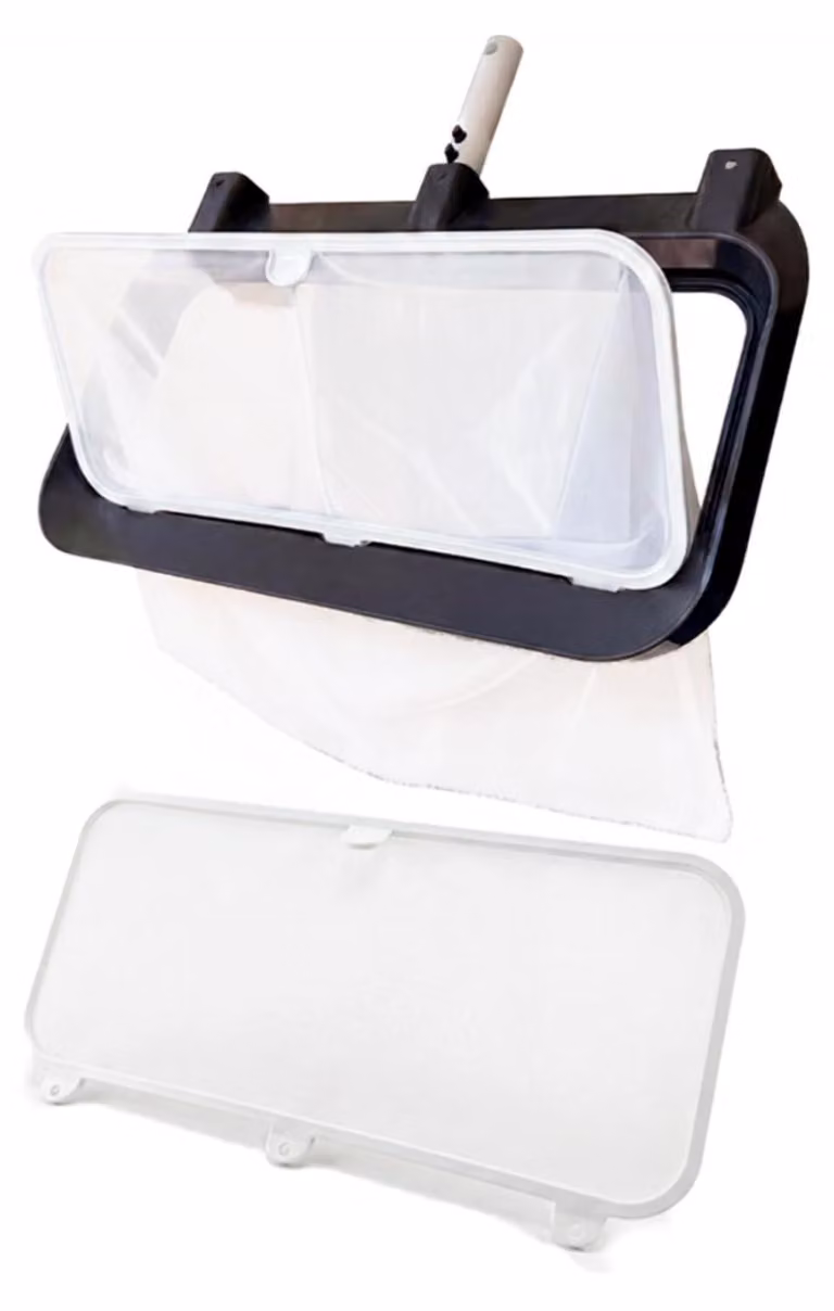 Retino per piscina 3-in-1, resistenza di 32 kg, rete sostituibile, per piscine