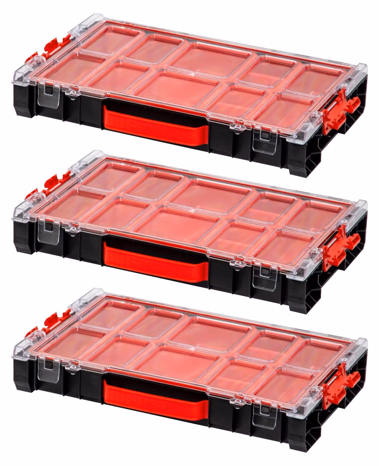 Qbrick System 3x PRO 100 Organiser 452 x 296 x 79 mm 5 l impilabile IP54