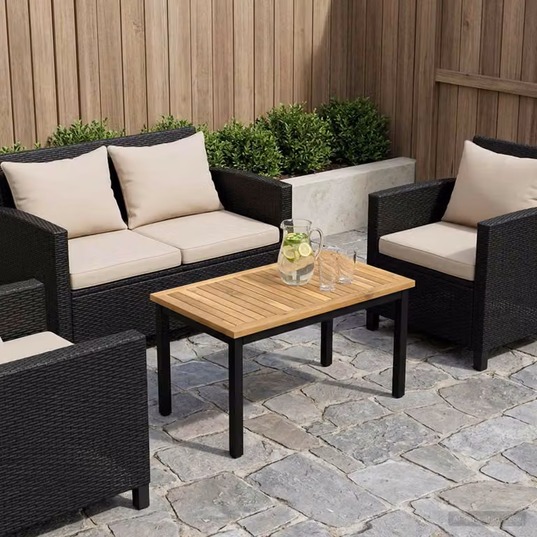 vidaXL Piano del tavolo 80,5 x 49 x 2 cm Rettangolare