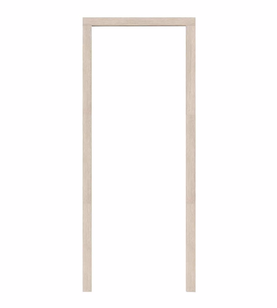 Kit telaio in PVC porta regolabile cedro 110x220 cm per soffietto