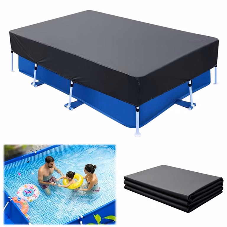 Copertura rettangolare per piscine fuori terra