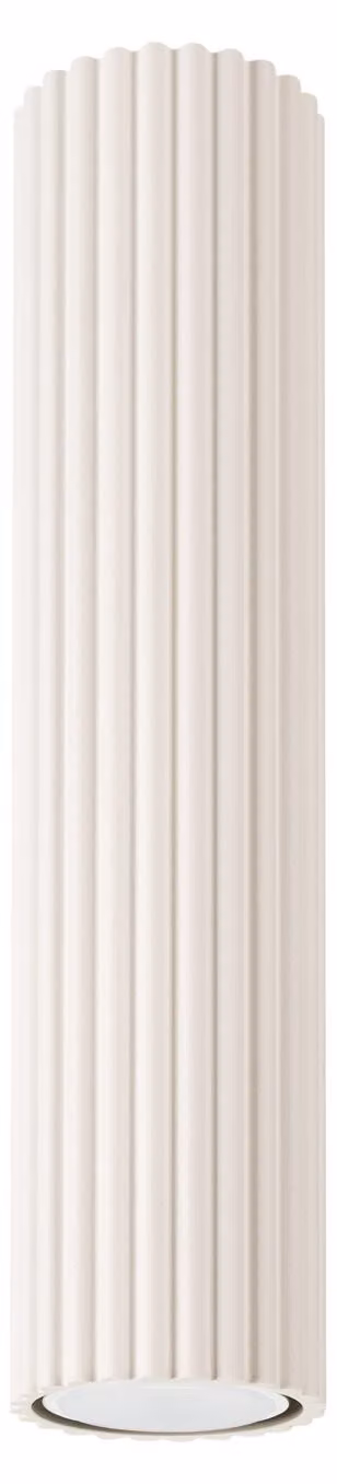 Lampada da soffitto KARBON 30 beige 1xGU10 10W alluminio 30x6.5x6.5cm Sollux Lighting