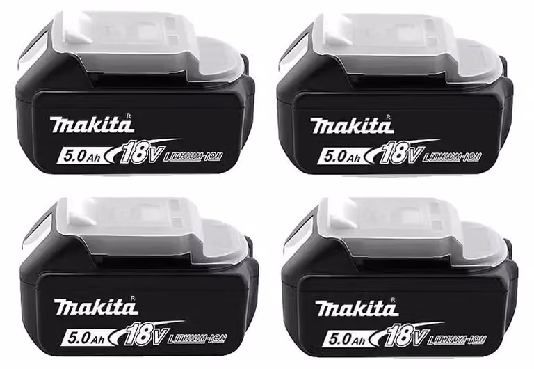 Batteria per utensili senza fili, 18V, agli ioni di litio, capacità 6000mAh, compatibile con Makita 18V 5AhX4