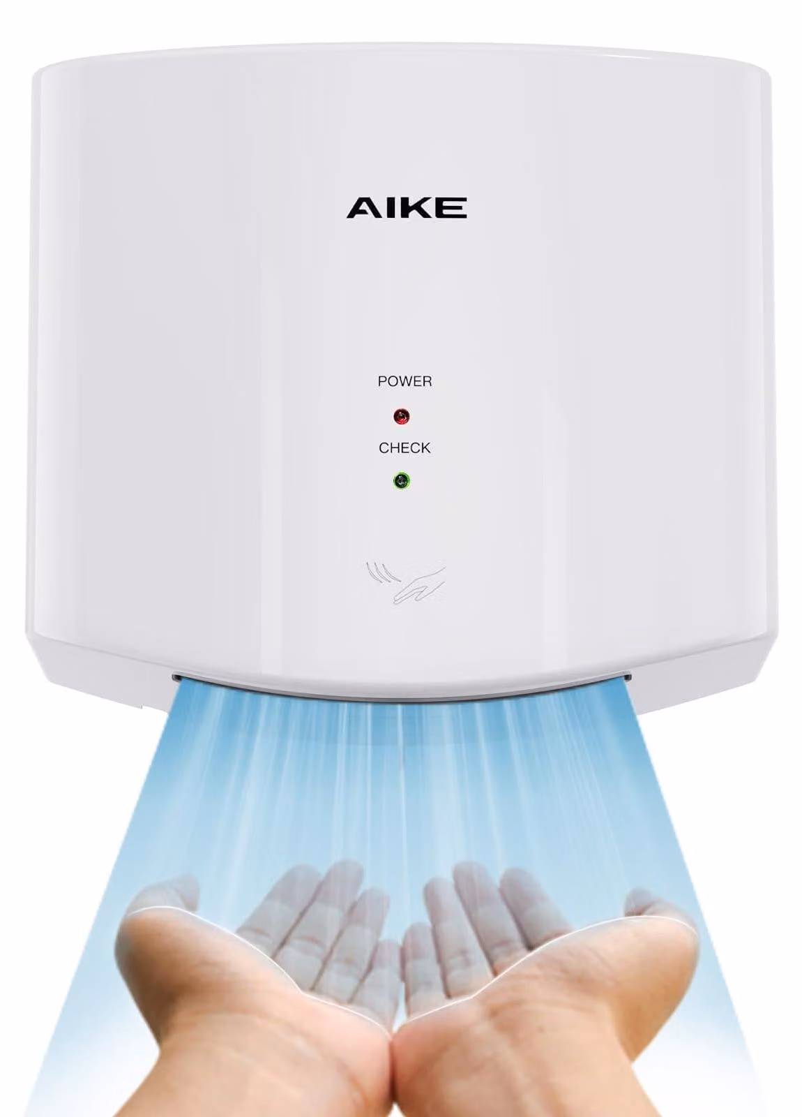 Asciugamani elettrici da parete, asciugatura in 10 secondi, 1400 watt, design compatto, ideali per bagni di ristoranti