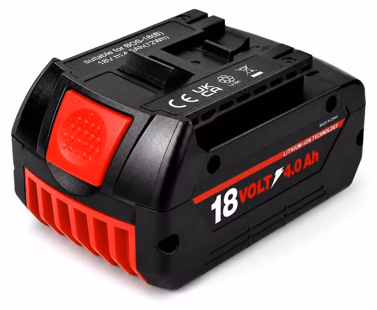 Batteria di ricambio da 18V, 4 Ah, per utensili senza fili