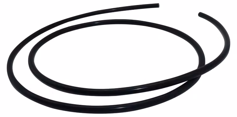 Tubo in silicone, 6x12 mm, spessore della parete 3 mm, lunghezza 2 metri, colore nero