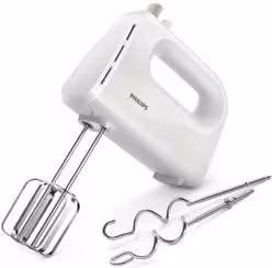 Sbattitore elettrico Philips Serie 3000 HR3705/00 Bianco, 300 W, 5 velocità