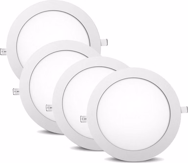 12w ultra slim LED pannello da incasso luce da soffitto pannello da incasso lampada da soffitto rotonda Ø 170mm bianco caldo