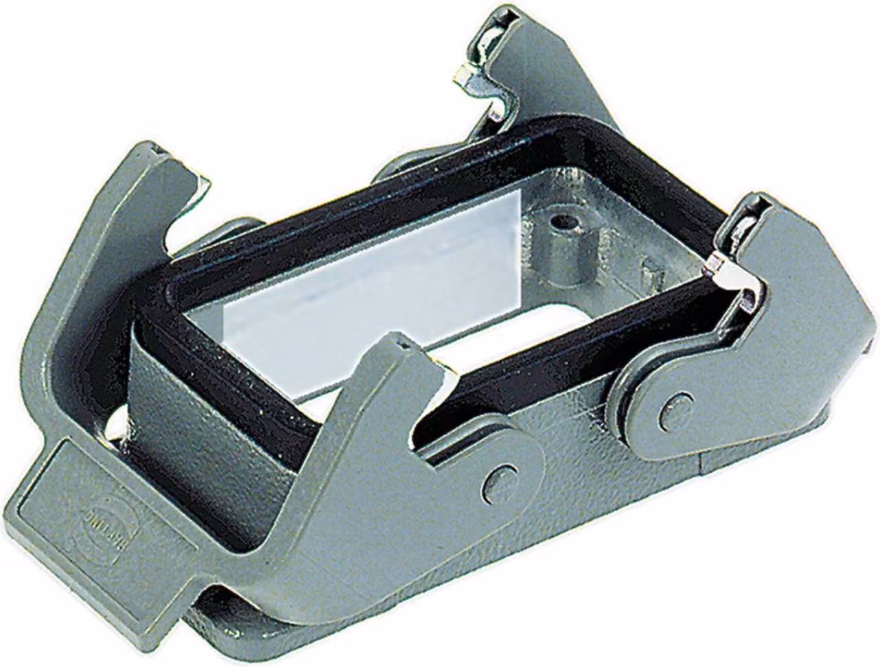 HARTING Han 10B HvE Custodia aggiuntiva bassa con 2 staffe trasversali - 1 pezzo