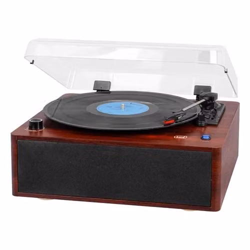 Giradischi Trevi TT 1030 BT con trasmissione diretta e tecnologia Bluetooth in legno marrone – 2