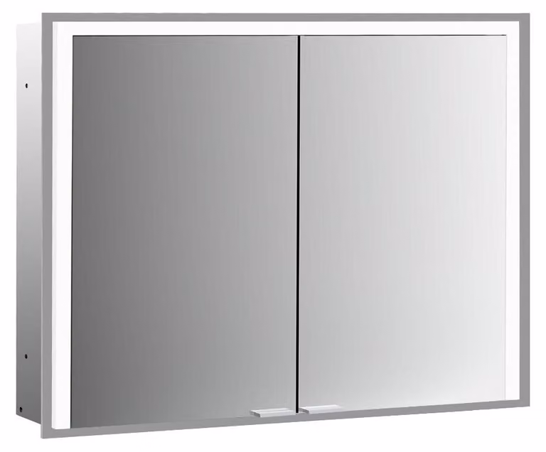 emco prime 3 armoire de toilette, 1300mm, 2 portes, modèle encastré, 949717206, 949717206