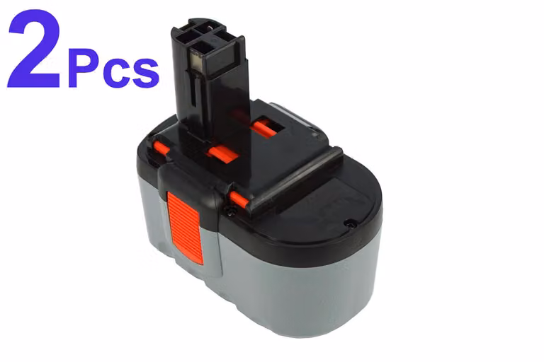 2 batterie da 3000 mAh a 24V per Bosch GBH 24 VF/3B, GCM 24 V, codice prodotto 2607335446, 2 607 335 446