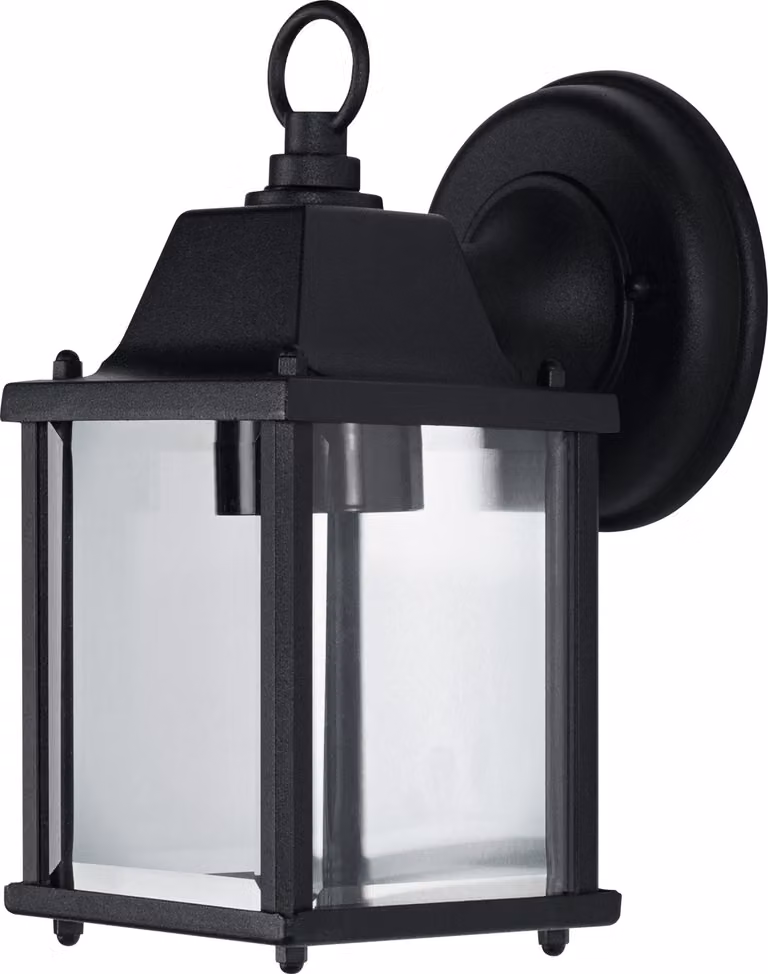 OSRAM ENDURA Classic luce esterna S E27 nero, alluminio pressofuso, vetro trasparente, IP43, senza lampadina, adatto per installazione esterna