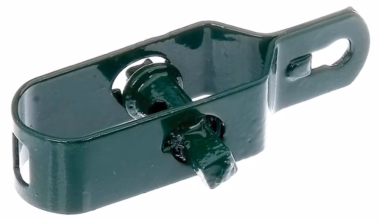 Alberts 854409 Tendifilo, zincato, plastificato verde, misura 2, lunghezza 100 mm, set da 30