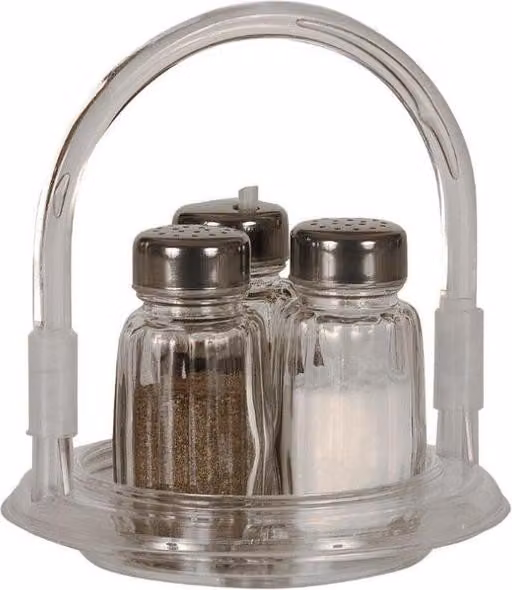 Set di portaspezie da 3 pezzi CHROME LINE
