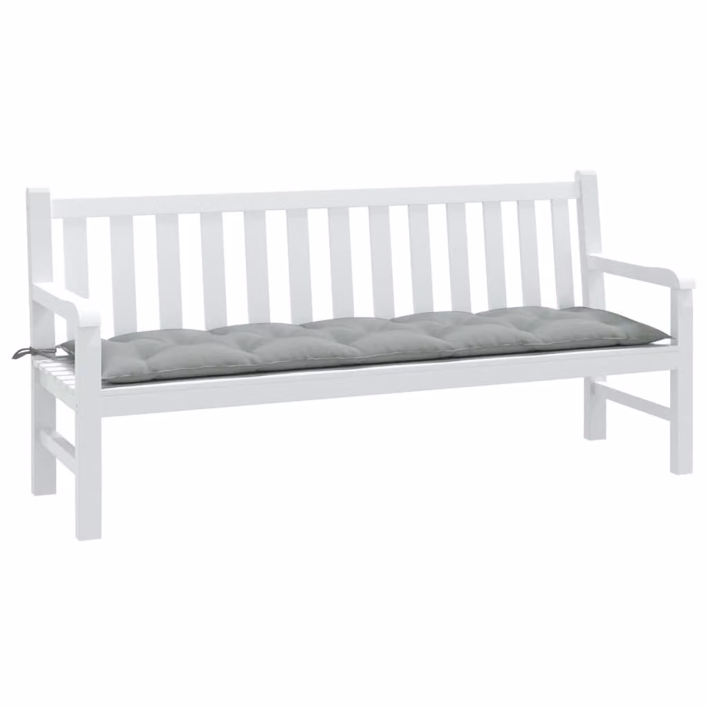 Cuscino per panca da giardino vidaXL Grigio, L 180 x P 50 x H 7 cm