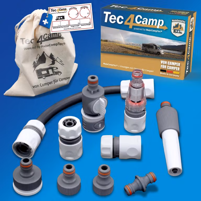 Kit di collegamento per camper e caravan con filtro