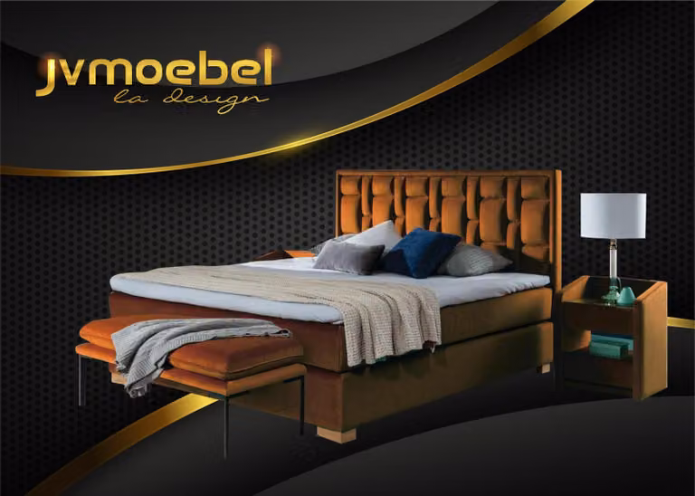 Design Bett Schlafzimmer Set 4tlg. Nachttisch 2x Sitzbank Betten moderne Möbel