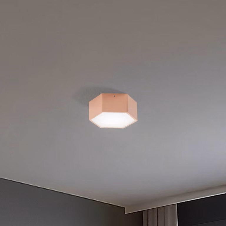 Plafoniera a LED Libre Argon, Marrone / Ruggine, Soggiorno / Sala da pranzo, Metallo, Plafoniera LED