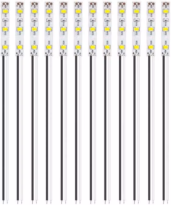 Strisce LED per modellismo - 12 pezzi - 50 mm - 2335 LED SMD - Flessibili e sicure