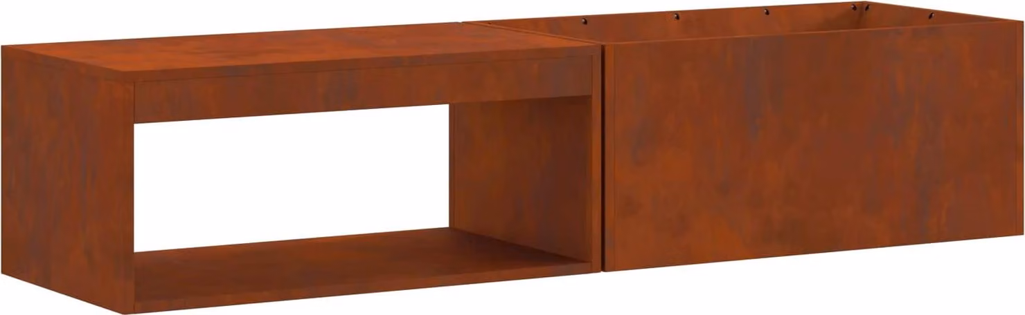 Focolare Marrone 160 x 45 x 35 cm Acciaio