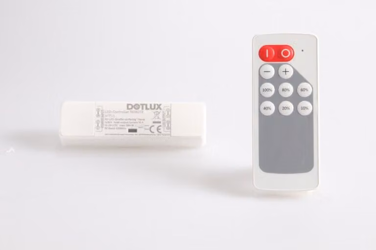 DOTLUX Controller LED REMOTO max.384W per strisce LED monocolore 1 canale 1x16 A (12-24 V)