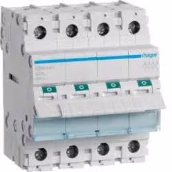 Interruttore 40A 4 contatti NA 400V AC 4PLE Hager SBN440