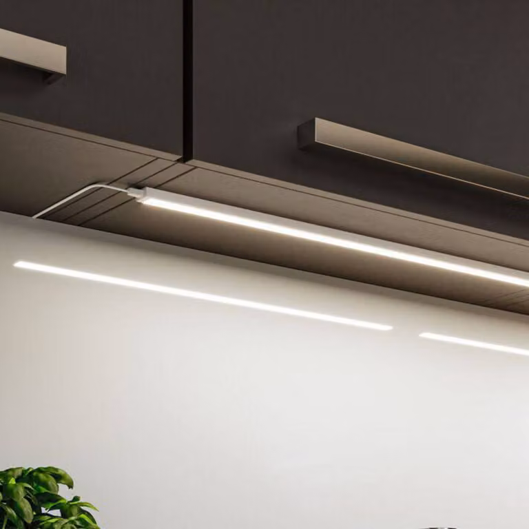 Paulmann lampada per mobili Inline set iniziale da 2 pezzi bianco 35 cm 830 Inline, dimmerabile, Bianco / Opale, Cucina, Alluminio, Lampade per mobili
