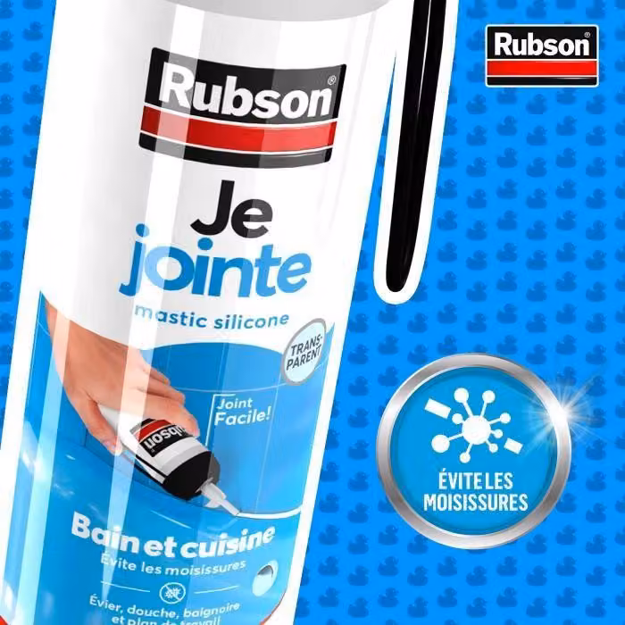 Sigillante sanitario, Rubson, 200 ml Gachette, bianco, antimuffa