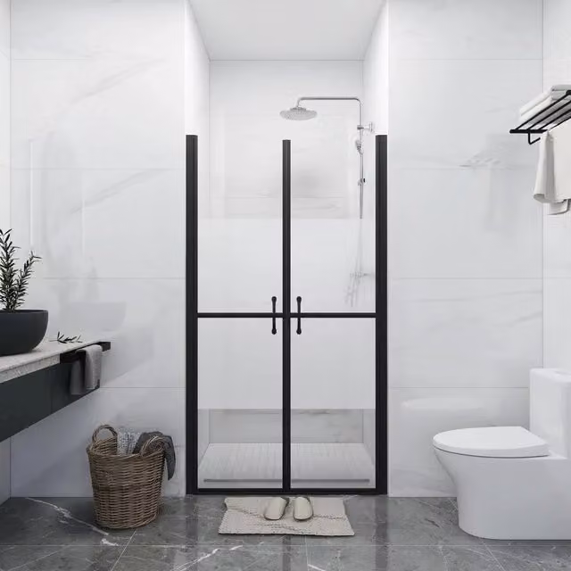 Porta per Doccia in Vetro Semi Satinato vidaXL L: 68-71 cm, H: 190 cm – 1