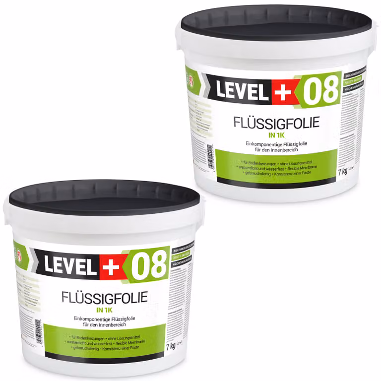 Pellicola liquida per l'impermeabilizzazione interna dei bagni 14 kg Level+08