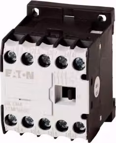 Contattore di potenza Eaton, 12 V CC, 4 poli, 380 V 400 V, 4 kW, morsetti a vite, azionamento CC 079680