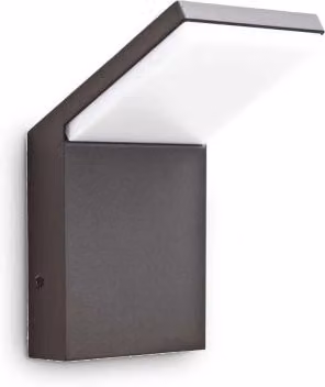 Lampada da Parete LED Style Ap Ideal-Lux Antracite con Luce Downlight 4000K
