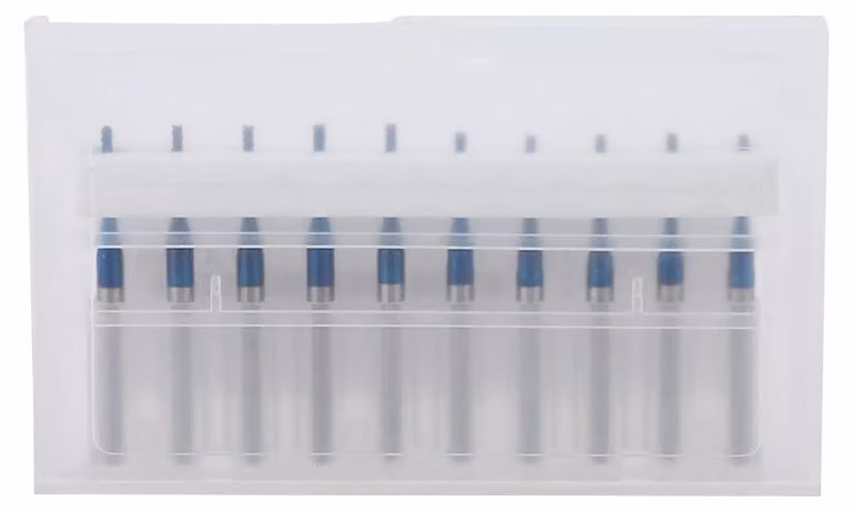 Set di frese a tazza - 10 pezzi in metallo duro - Utensili per incisione CNC - 1,4 mm -  - Servizio affidabile - Utensili per fresatura