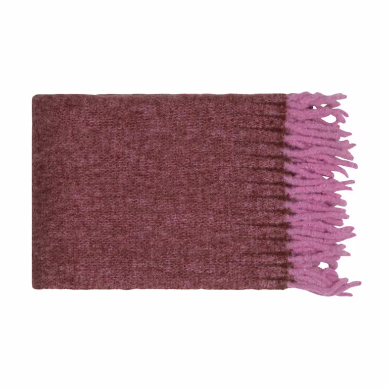 CROMATISMI Plaid - Taglia: 130x170,Colore: CROMATISMI - BURGUNDY/FUCSIA