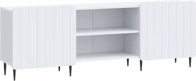 Mobile TV-Credenza per TV Bianco 150 x 31 x 52 cm Legno ingegnerizzato